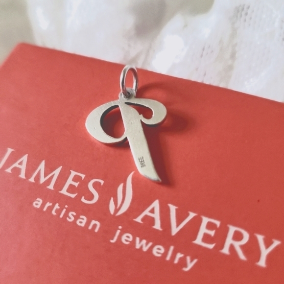 🏷SOLD🏷 James Avery Script P Charm - Picture 3 of 3